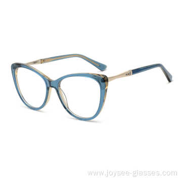 Fashion Colors Cat Eye Acetate Material High Quality Framed Eyewear